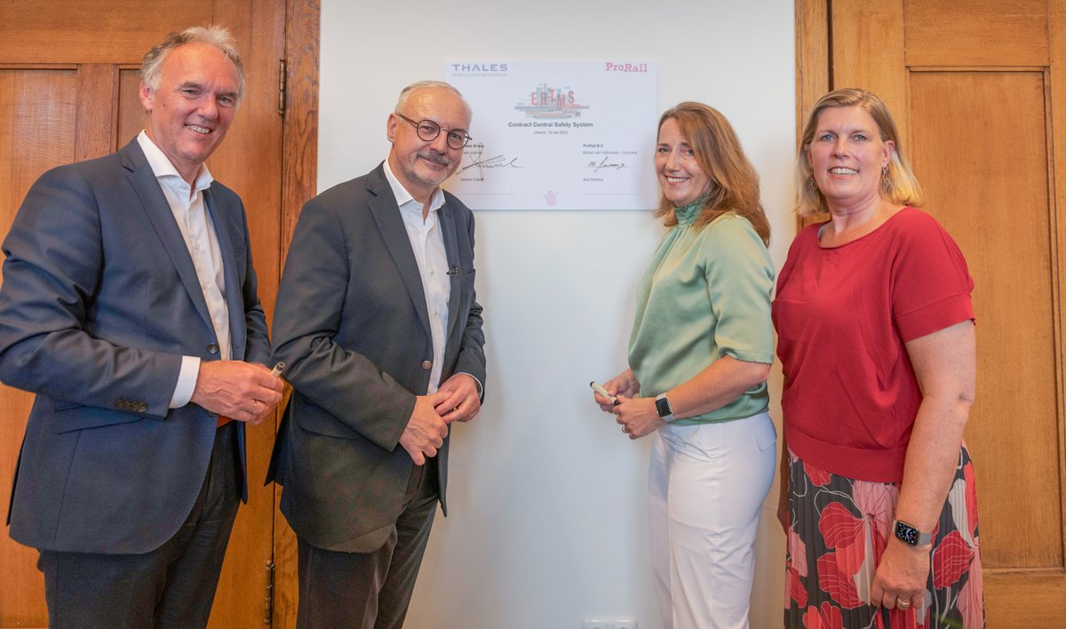 Thales Awarded Implementation of ERTMS Central Safety System in Netherlands