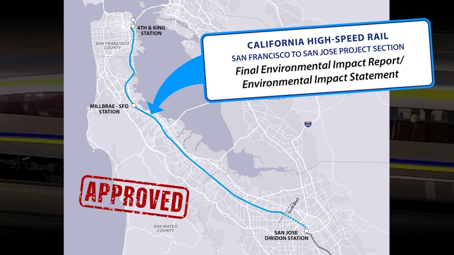 High-Speed Rail Board Completes Environmental Clearance in Northern California